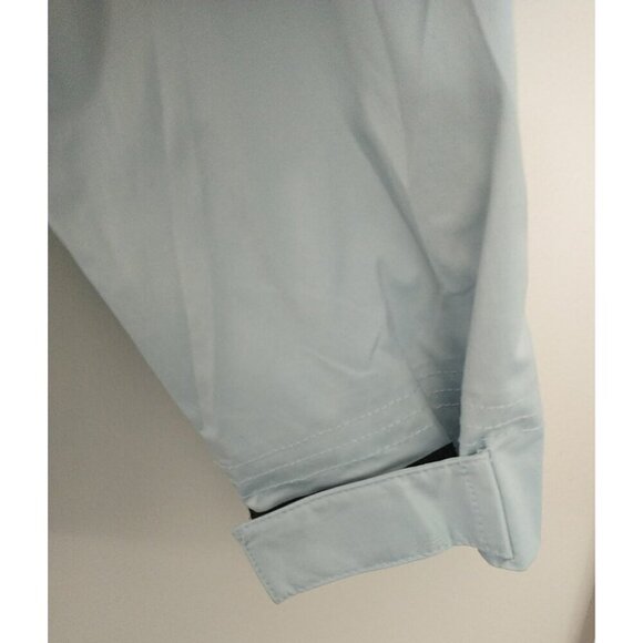 Nike Golf Women's Clima Fit Jacket Windbreaker Ice Blue Zip Pockets - L (12-14) - Picture 10 of 10